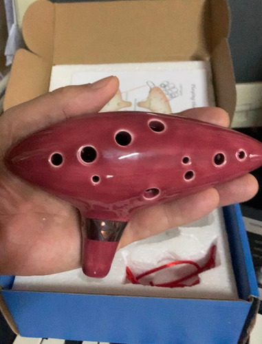 Ocarina 12 Agujeros C Legend Of Zelda Red Unica!! Entrega Ya