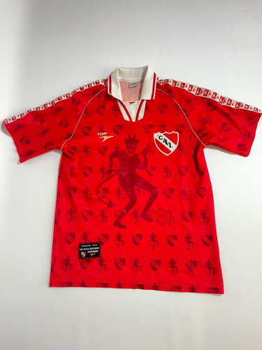 Camiseta Independiente Topper Diablitos 1998 #10 Garnero (Usado)