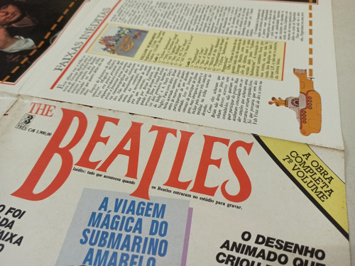 Revista Pôster The Beatles Som Três 7 (Usado)
