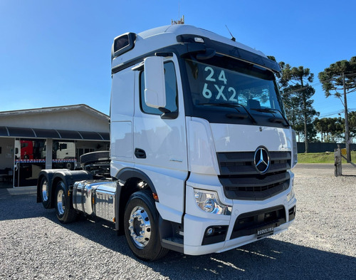 Mercedes Benz Actros 2548 6x2 Ano 2024 Branc Susp Ar Trucado