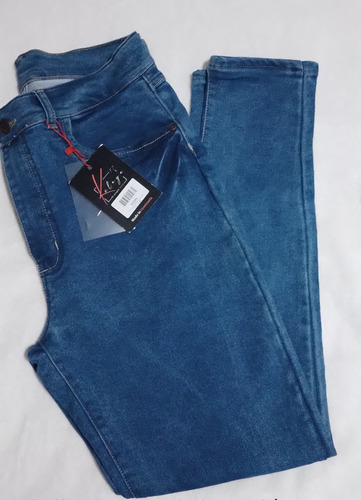 Pantalón Para Dama Jeans Stretch Clásico 