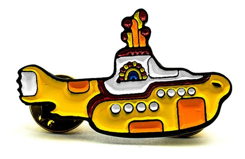 Pin The Beatles Submarine Prendedor Metalico Rock Activity 