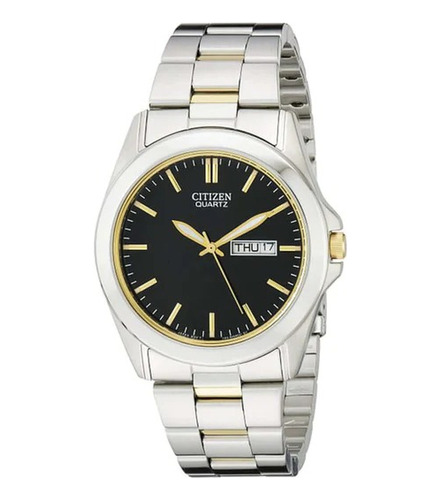 Reloj Citizen Bf058456e Japones 100% Acero 50m Wr Cristal