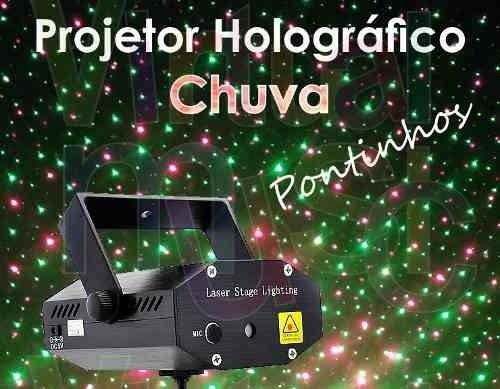 Imagem 4 de 6 de Mini Laser Stage Lighting Projetor Holográfico Para Festas