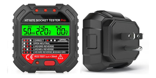 Detector De Fase Y Probador De Zócalo Tresh Con Alerta