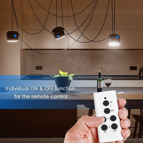 Toma De Control Remoto Inalámbrico Interruptor De Luz Enchuf