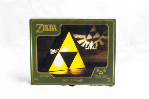 Luminária Paladone Triforce Legend Of Zelda Light Oficial Luminária Paladone Triforce Legend Of Zelda Light Oficial