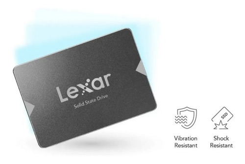 Ssd Lexar Lns100-256rbna 256gb Cinza