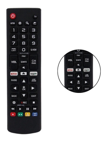 Control remoto compatible con LG Smart TV