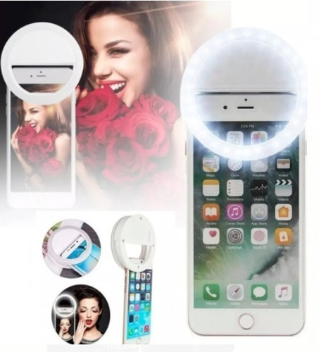 Imagen 3 de 6 de Aro De Luz 3 Tonos Recargable Para Todo Tipo De Celular