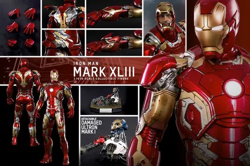 Hot Toys Iron Man Mark 43 Avengers Age Of Ultron Mms278d09 Mercado Libre - pecho de iron man roblox