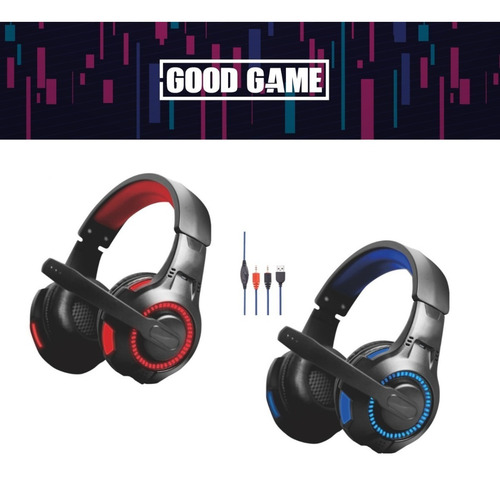 Imagen 4 de 6 de Auriculares Gamer Good Game Micrófono Ps4 Xbox Pc