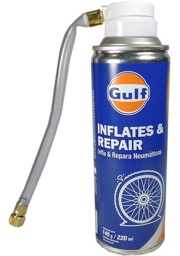 Infla Y Sella Neumaticos De Moto Gulf 220 Ml