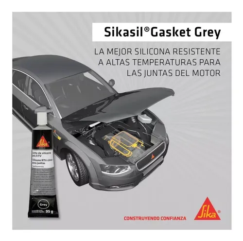 Sikasil Gasket Silicona Automotriz Gris Alta Temperatura