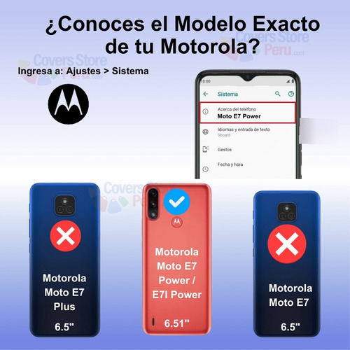 Funda Para Motorola E7i Power Soft Feeling Antishock Negro
