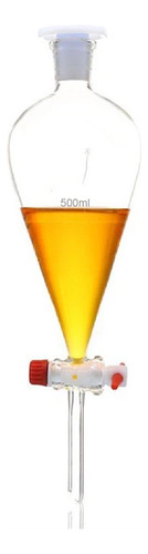 Ampolla Embudo Decantación Robinete Teflon 500ml