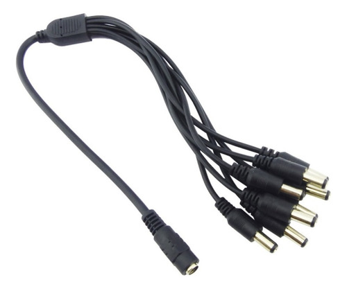 Pack 8/ Cables De Poder 8 Conexiones Cctv Camaras Vigilancia