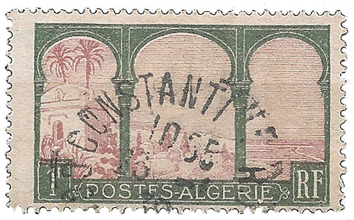 Algeria Colonia Francesa Año 1926 Yv 51 Matasello Interesant