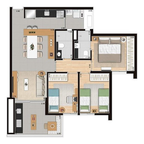 Imagem 11 de 12 de Apartamento À Venda No Bairro Perdizes - São Paulo/sp - O-2973-9327