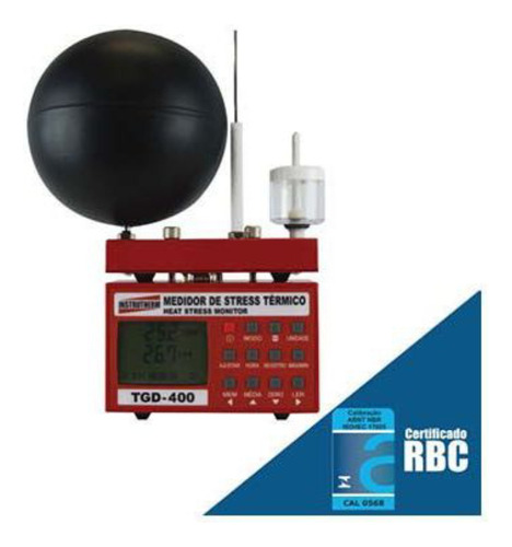 Medidor Stress Térmico Datalogger Nr17 Com Certificado Rbc
