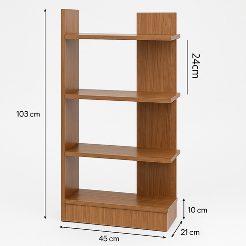 Estante Multiuso Sapateira Com Prateleiras Organizadora pequena porta livros quarto cozinha brinquedos plantas nicho