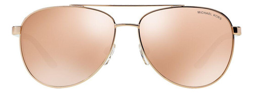 Lentes De Sol Hvar Rose Dorado Michael Kors Color ROSE GOLD FLASH Color de la lente ROSE GOLD FLASH Color de la varilla Rosa Color del armazón ROSE GOLD FLASH