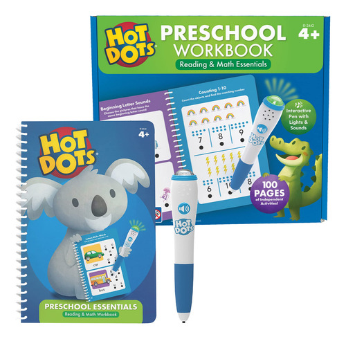 Educational Insights Hot Dots - Cuaderno De Trabajo Preesco.