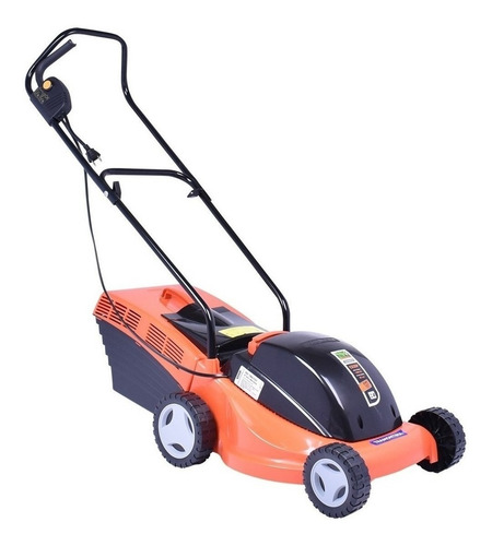 Cortador de grama elétrico Tramontina CE35P com cesto recolhedor 1300W laranja e preto 127V