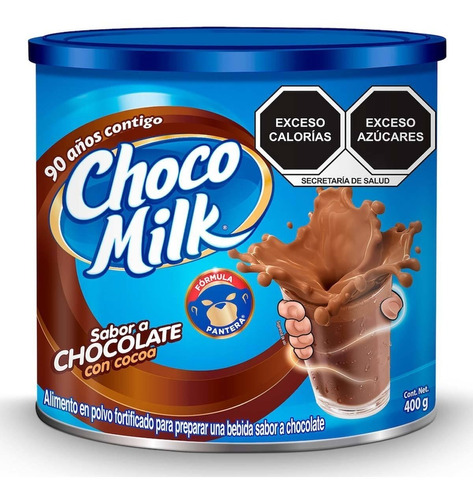 Chocolate En Polvo Choco Milk Lata 400 Gr