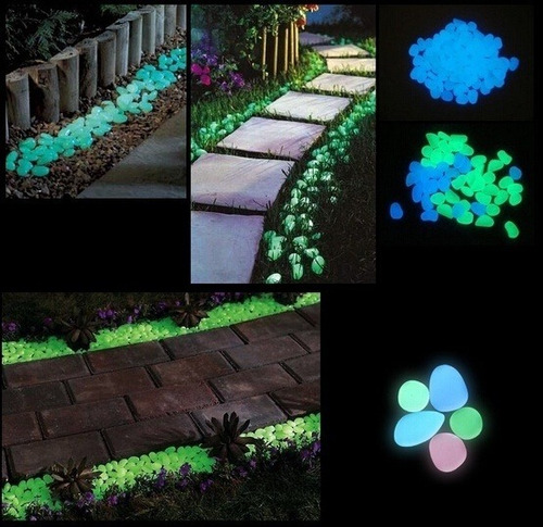 Lámpara Luminosa Luminosa De Piedra Decorativa Para Jardín,