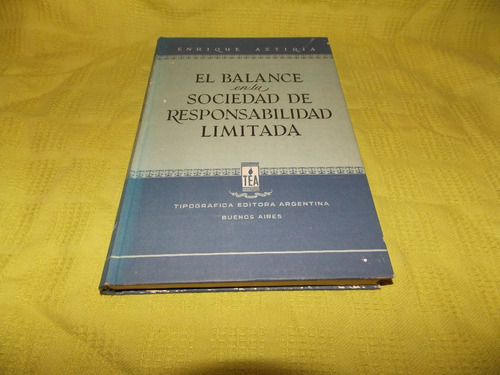 El Balance En La S.r.l. - Enrique Aztiria