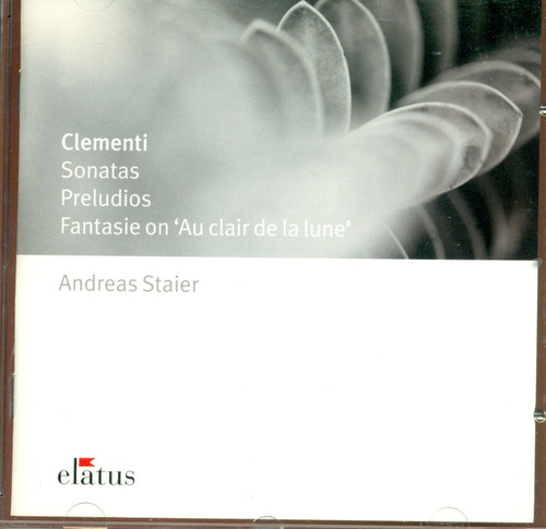 Cd. Clemeti Sonatas / Preludio / Fantasie Staier