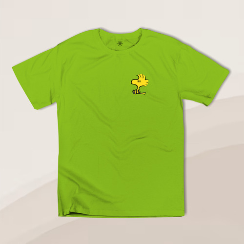Playera Snoopy Peanuts 07 Woodstock Emilio Infantil Unisex