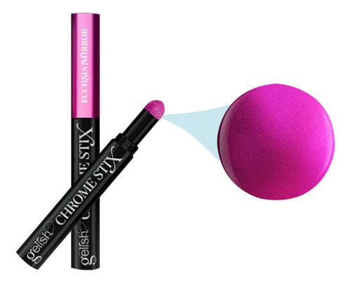 Aplicador Para Uñas Efecto Espejo Gelish Chrome Stix 0.5gr Color Fucsia Mirror