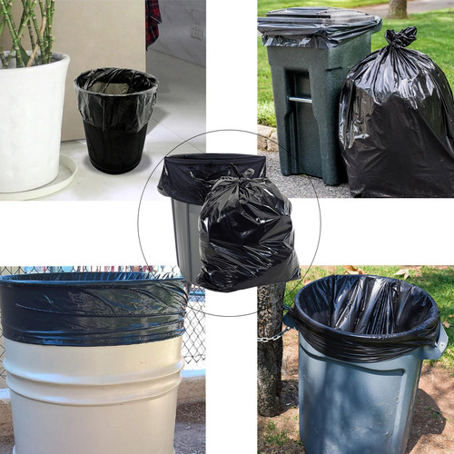 Bolsa De Basura 100% Reciclable Plastic 50 Negra