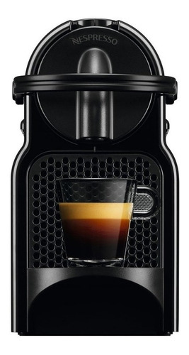 Cafeteira Nespresso Inissia C40 automática black para cápsulas monodose 127V