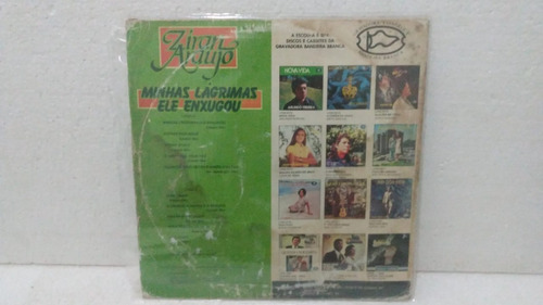 Lp Ziran Araujo - Minhas Lagrimas Ele Enxugou - Disco Vinil (Usado)
