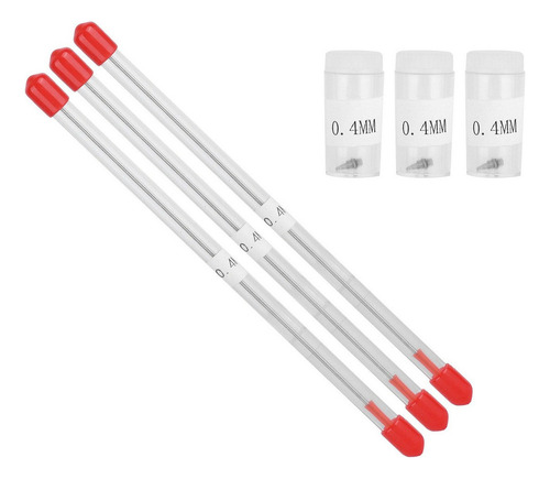 Conjunto De 3 Unidades De Reposição Para Bico De Aerógrafo
