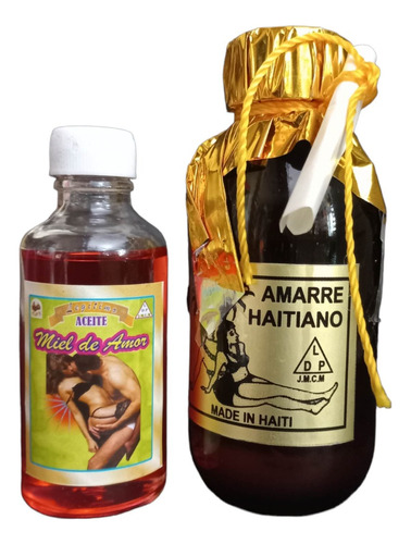 Amarre Haitiano Poderoso Y Miel De Amor ( Aceite) Atrayente 