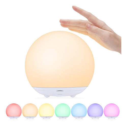 Luz Nocturna Para Niños, Lámpara Lateral Recargable Por Usb