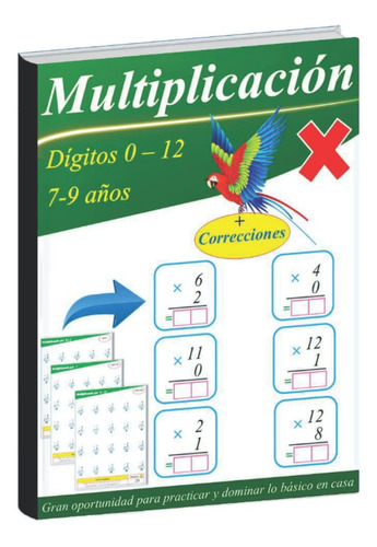 Libro: Multiplicación: Cuaderno De Ejercicios De Matemáticas