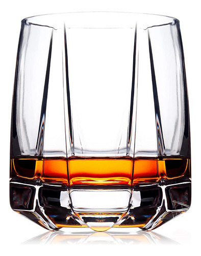 Mesop Studios Crystal Whiskey Vasos Set De 2 | Vidrio Pasado