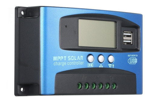 Controlador De Carga Solar De 30a Mppt Dual Usb Lcd Display