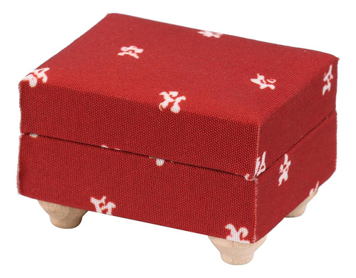 Silla De Sofá De Casa Muñeca Con Otomano, Sillón De Muebles