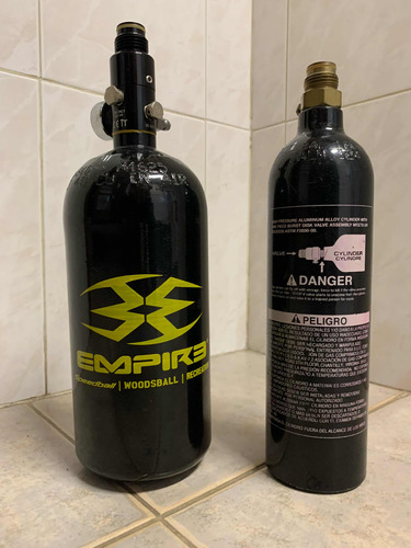 Paintball - Garrafa Empire Hpa + Otra De Co2