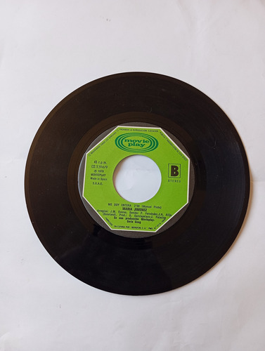 Vinilo Single De Maria Jimenez - En La Oscuridad ( F51 (Usado)