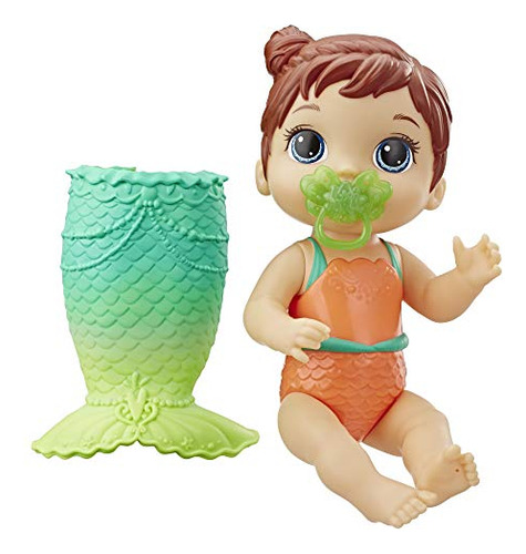 Muñeca Sirena Morena Baby Alive Lil Splashes