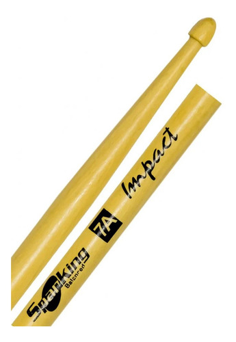 Imagem 3 de 3 de Baqueta Spanking 7a Linha Impact Balanced Mad. Natural 4157