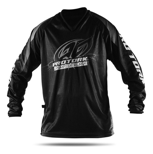 Camisa Motocross Trilha Enduro  Pro Tork Insane Black