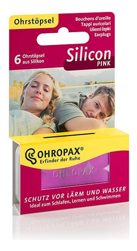 Protetor Auricular Ohropax Silicon Pink - 3 Pares